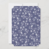 Watercolor Woodland Foods Winter Holiday Party Einladung (Rückseite)