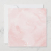 Watercolor Woodland Fox Babydusche (Rückseite)