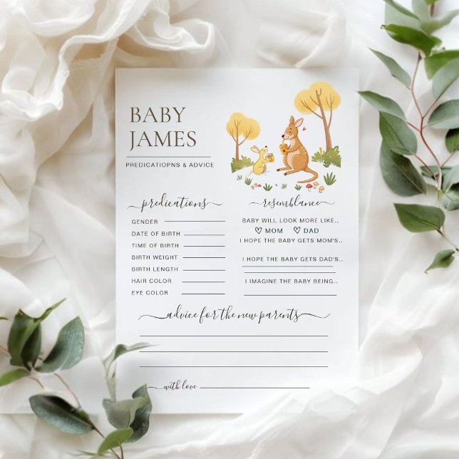 Watercolor Woodland Kangaroo Kinderspiel (Von Creator hochgeladen)