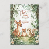 Watercolor Woodland Oh Deer Begleitkarte (Vorderseite)