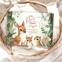 Watercolor Woodland Oh Deer Diapper Raffle