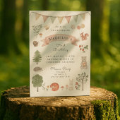 Watercolor Woodland | Waldfreunde Einladung