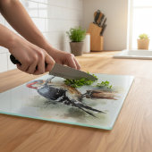 Watercolor Woodland Woodpecker Schneidebrett