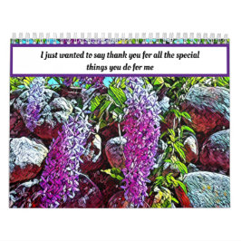 watercolor workart and photos wildlife kalender