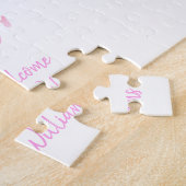 Watercolor World Map Baby Showbook Puzzle (Seite)