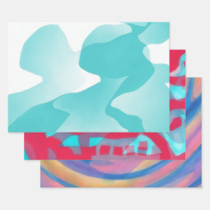 Watercolor Wrapping Craft Papier Farbe Spaß Kunst