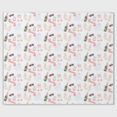 Watercolor Wrapping Paper für Hochzeiten Geschenkpapier (Flach)