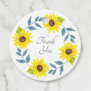 Watercolor Wreath Geschenkanhänger