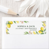 Watercolor Wreath Mediterranean Citrus Wedding (Insitu)