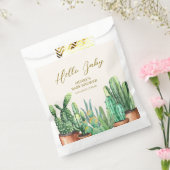 Watercolor Wüste Cactus Garden Baby Shower Geschenktütchen (Versiegelt)