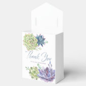 Watercolor Wüste Cactus Succulents Vielen Dank Geschenkschachtel (Geöffnet)