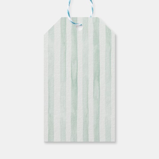 Watercolor Wüste Cactus succulents Wedding Danke Geschenkanhänger (Rückseite)