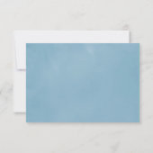 Watercolor Wüste Cactus succulents Wedding RSVP Karte (Rückseite)