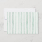 Watercolor Wüste Cactus succulents Wedding RSVP Karte (Rückseite)