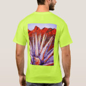 Watercolor-Wüste-T - Shirt (Rückseite)