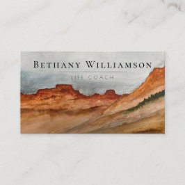 Watercolor-Wüste-Visitenkarte Visitenkarte