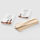 Watercolor Wüste Wedding Program Fan Fächer (Non-assembled)