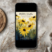 Watercolor Yellow Daisies | Daisy Blume Wedding Einladung