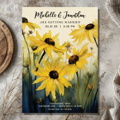 Watercolor Yellow Daisies | Daisy Blume Wedding Einladung