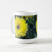 Watercolor Yellow Daisy Kaffeetasse (Vorderseite Links)