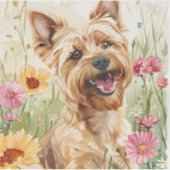 Watercolor Yorkie Sticker for Dog Lovers Gift (Vorderseite)