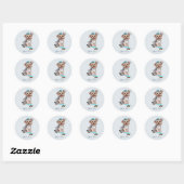 Watercolor Yorkshire Terrier Sticker (Blatt)