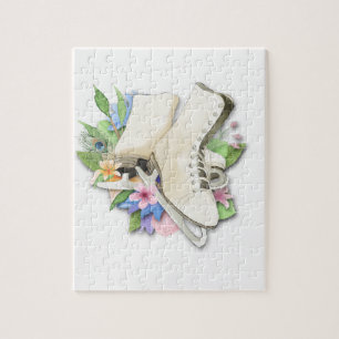 Watercolor-Zahl Skate-Gewohnheits-Geschenkartikel Puzzle