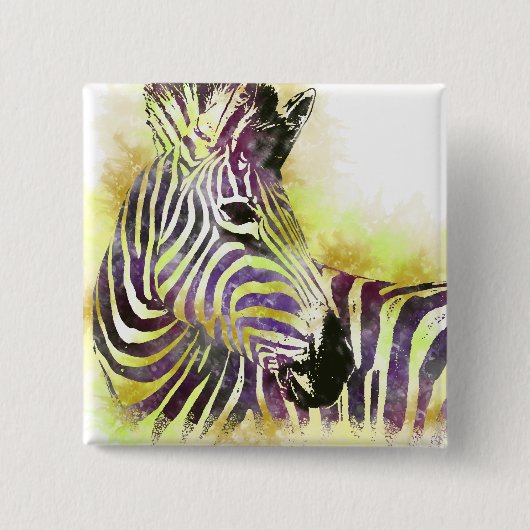 Watercolor Zeba Button (Vorderseite)