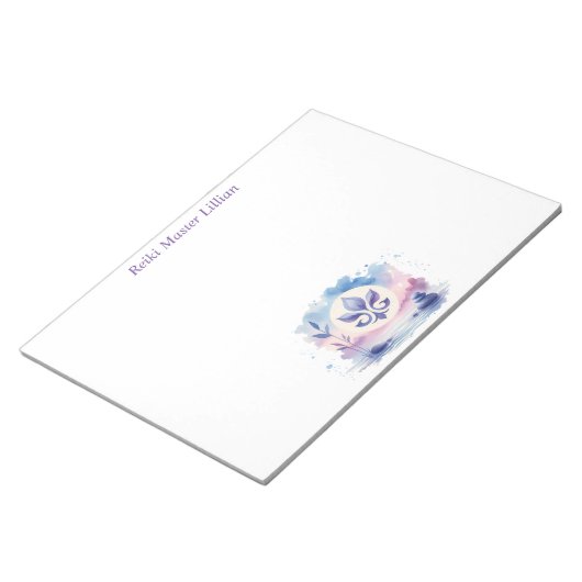 Watercolor Zen Notizblock (angewinkelt)