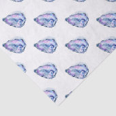 Watercoloraustern-Muschel mit Perle Seidenpapier (Ausschnitt)