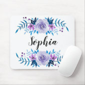 Watercolorblauer lila mousepad (Mit Mouse)