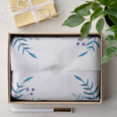 Watercolorblauer lila seidenpapier (Geschenk)