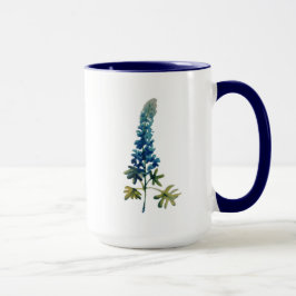 Watercolorbluebonnet-Kaffee-Tasse Tasse