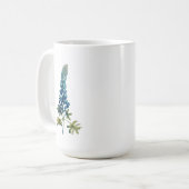 Watercolorbluebonnet-Kaffee-Tasse Tasse (Vorderseite Links)