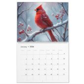 Watercolored Monthly Seasoned Scenes. Whimsical, Kalender (Jan 2026)