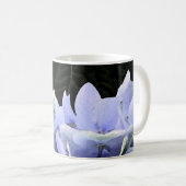 Watercolorhydrangea-Kaffee-Tasse Kaffeetasse (VorderseiteRechts)