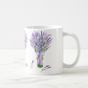 Watercolorlavendel Tasse