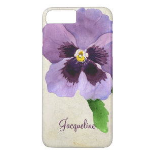 Watercolormoderner mutiger Pansy-mit Case-Mate iPhone Hülle
