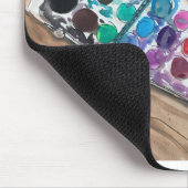 Watercolorpainting u. Kaffee Mousepad (Ecke)