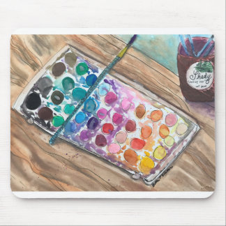 Watercolorpainting u. Kaffee Mousepad