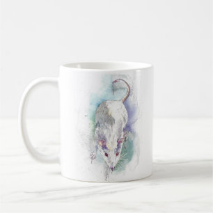 Watercolorratten-Kaffee-Tasse Kaffeetasse
