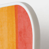Watercolors Happy Pride Regenbogen Pickleball Schläger (Linke Seite)