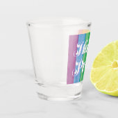 Watercolors Happy Pride Regenbogen Schnapsglas (Links)