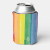 Watercolors Pride Regenbogen Dosenkühler (Kanne Rückseite)