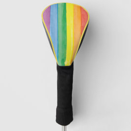 Watercolors Pride Regenbogen Golf Headcover