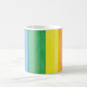 Watercolors Pride Regenbogen Kaffeetasse (Mittel)