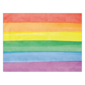 Watercolors Pride Regenbogen Tischdecke (Vorderseite (Horizontal))
