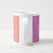 Watercolors Stolz Regenbogen Jumbo-Tasse (Rückseite)