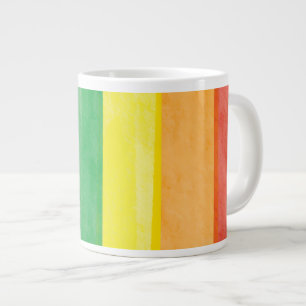 Watercolors Stolz Regenbogen Jumbo-Tasse