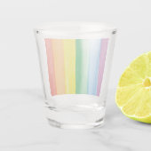 Watercolors Stolz Regenbogen Schnapsglas (Rückseite)